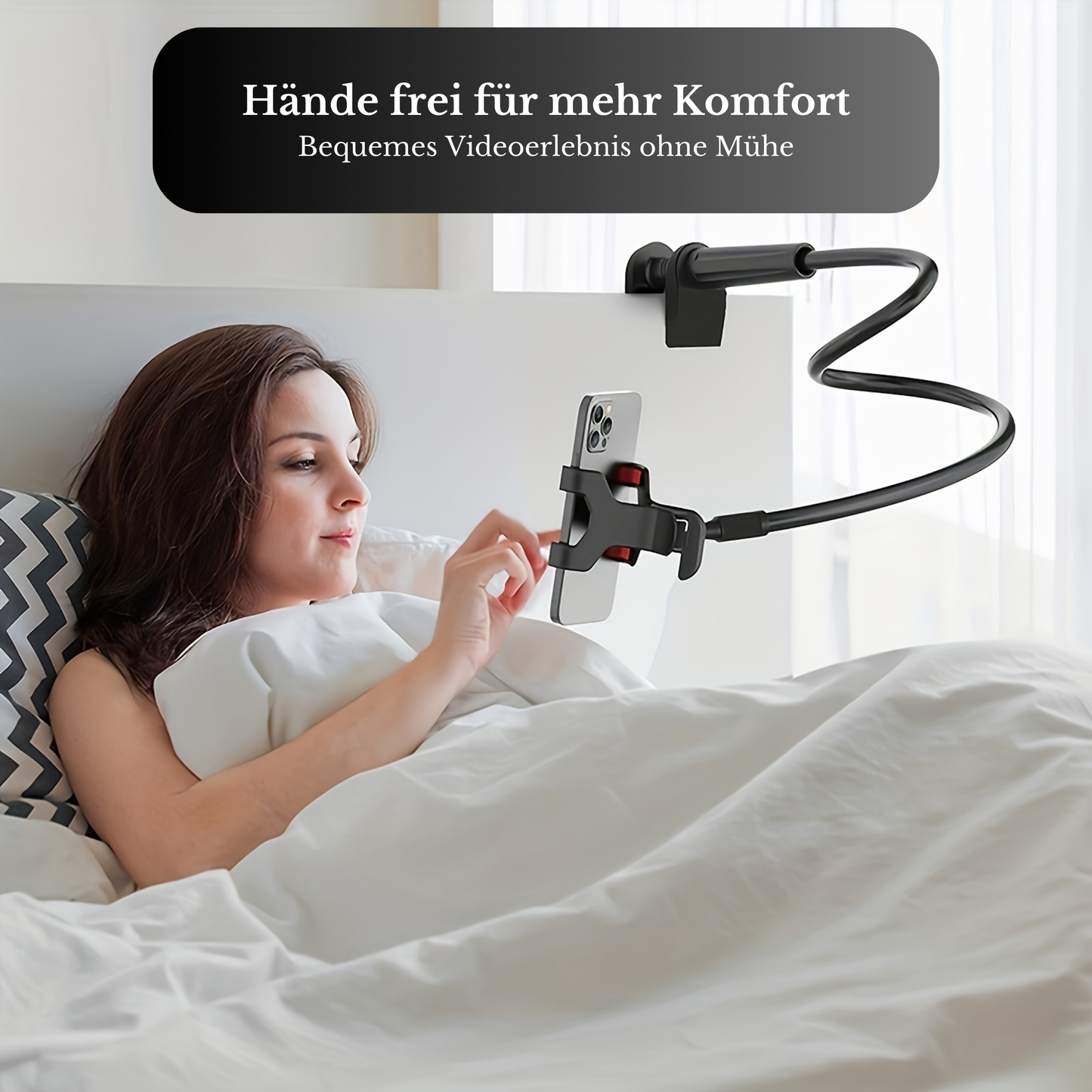 Schwanenhals Handy Halterung Halter Arm Handyhalter Bett Handyhalterung Tisch